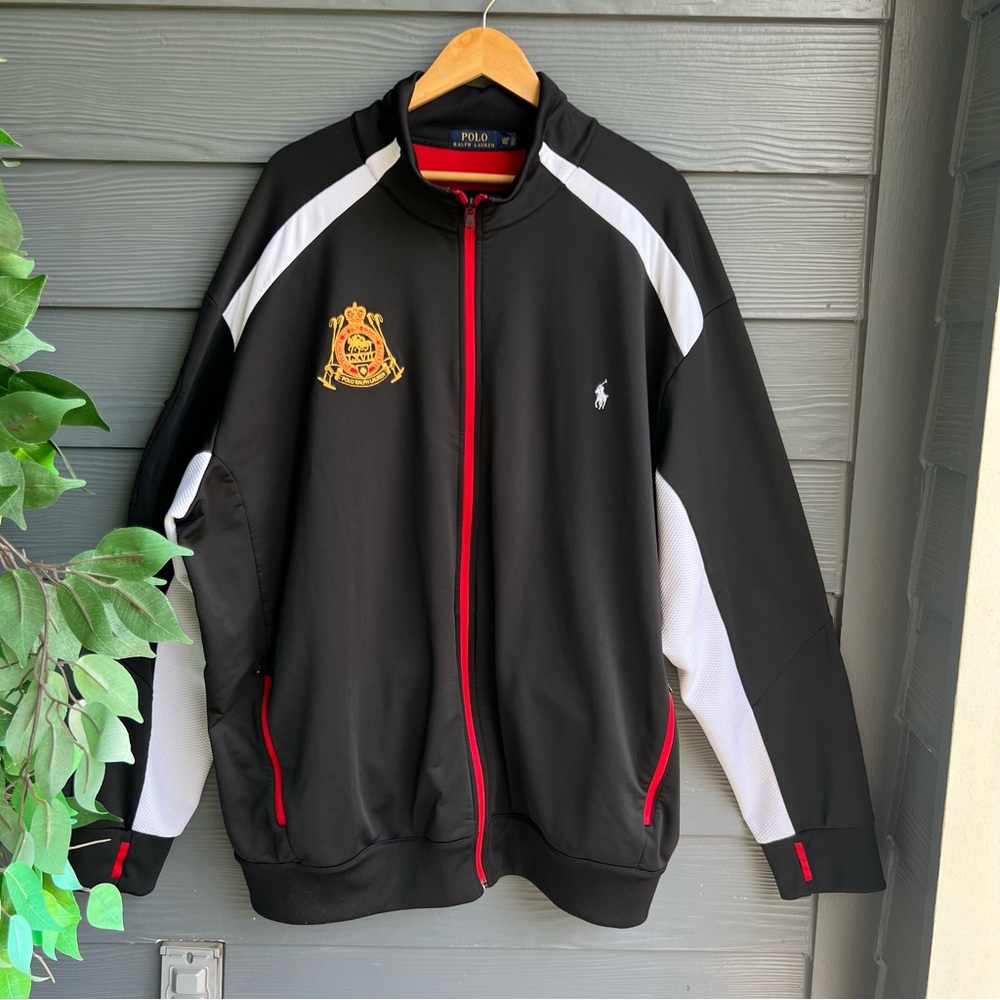 🩷SOLD🩷     🩷 NOT FOR SALE 🩷Polo Ralph Lauren Men’s Black Track Jacket